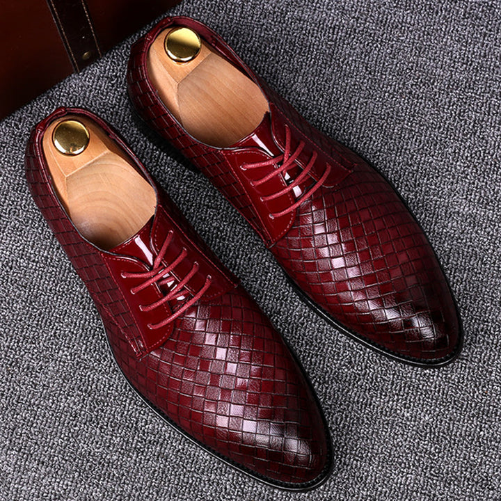 Stylish Leather Lace-Up Shoes for Men – Casper