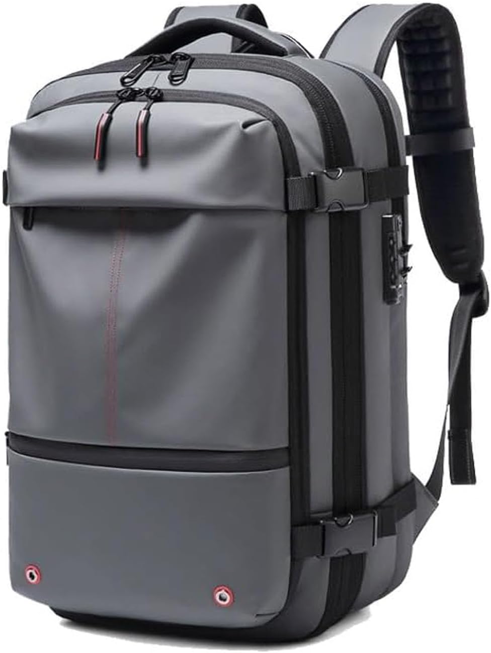 Expandable Compression Travel Backpack with Anti-Theft Lock and Wet Compartment
