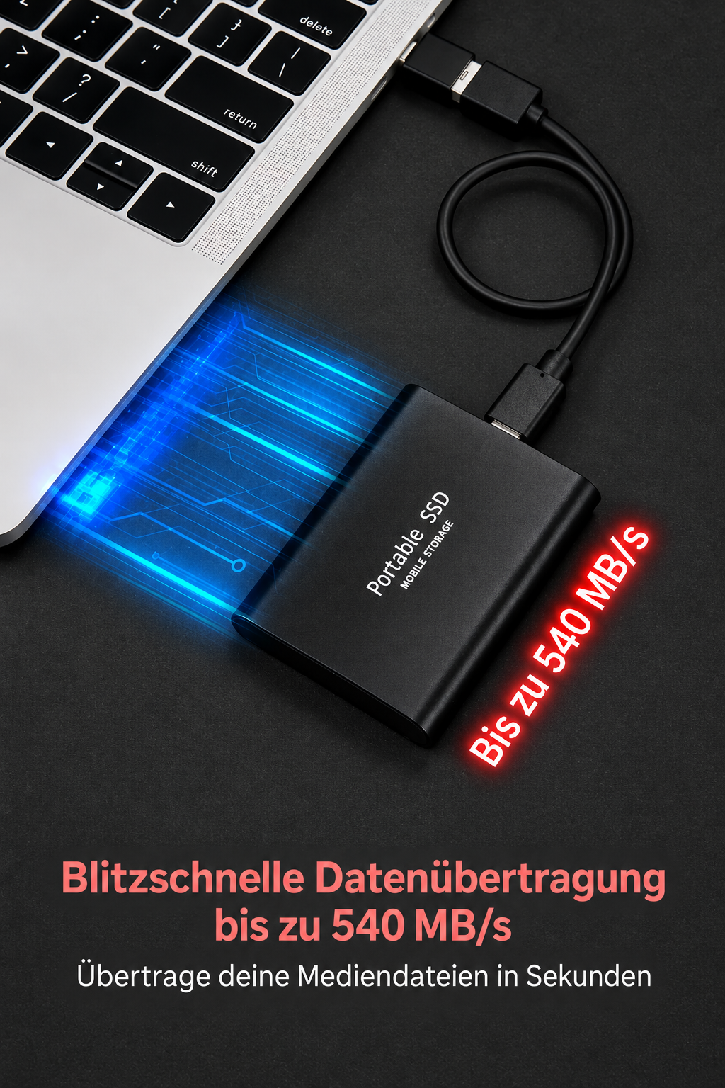 Portable 128 TB SSD for Creatives and Professionals