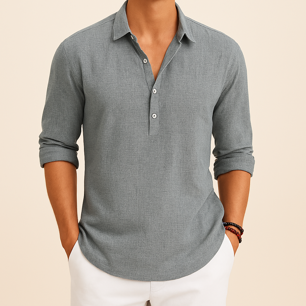 Loose LongSleeve Casual Shirt for Men