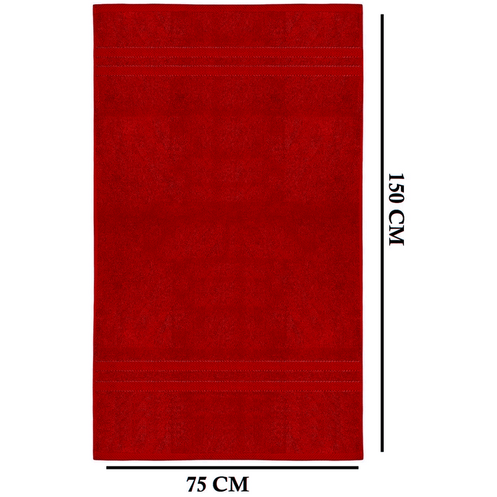 4-Piece Jumbo Bath Towel Set - Quick Dry Bathroom Towels