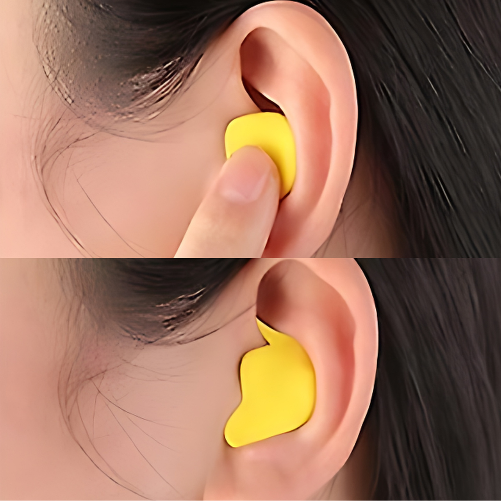 Noise-Isolating and Waterproof Earplugs