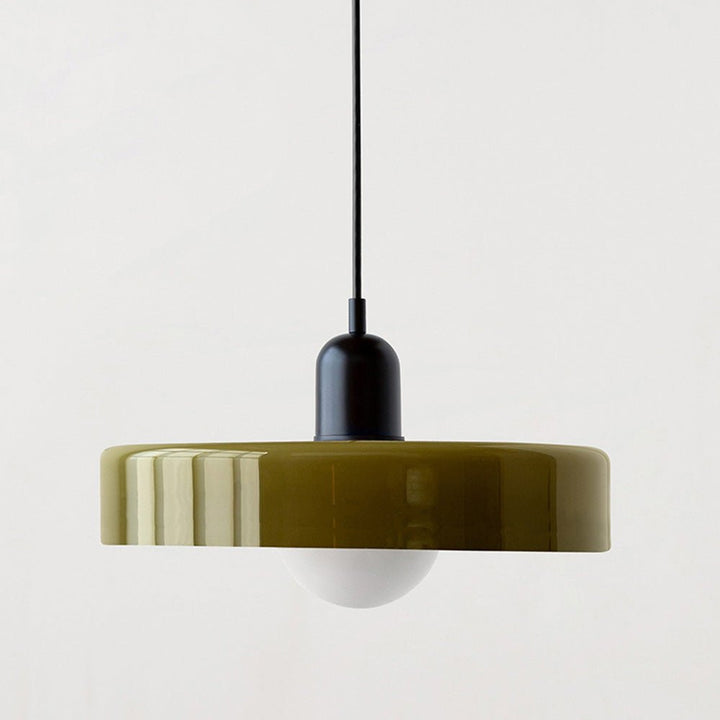 Bauhaus Geometric Glass Ceiling Lamp