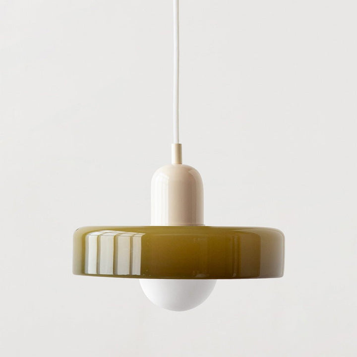 Bauhaus Geometric Glass Ceiling Lamp