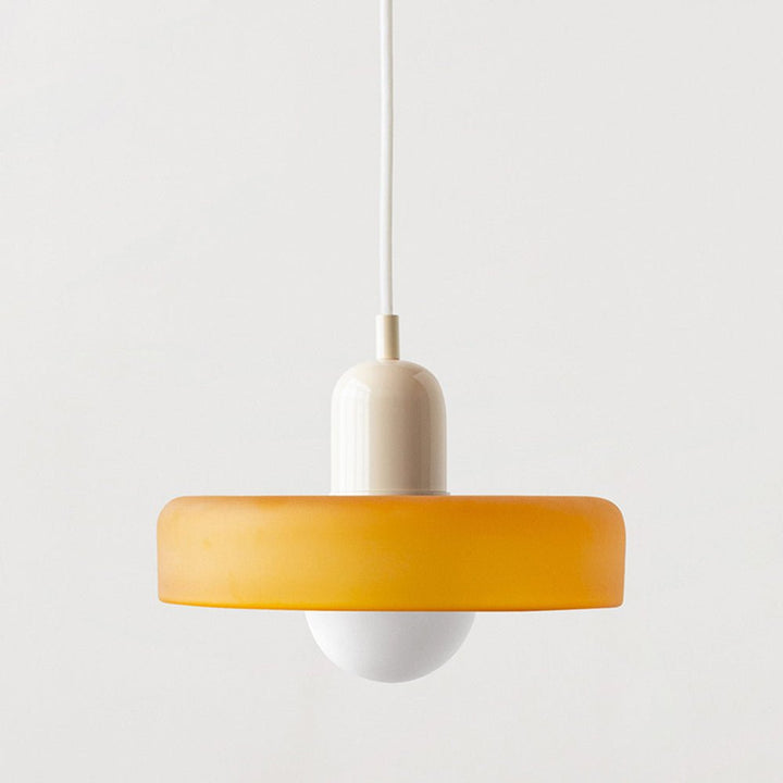 Bauhaus Geometric Glass Ceiling Lamp