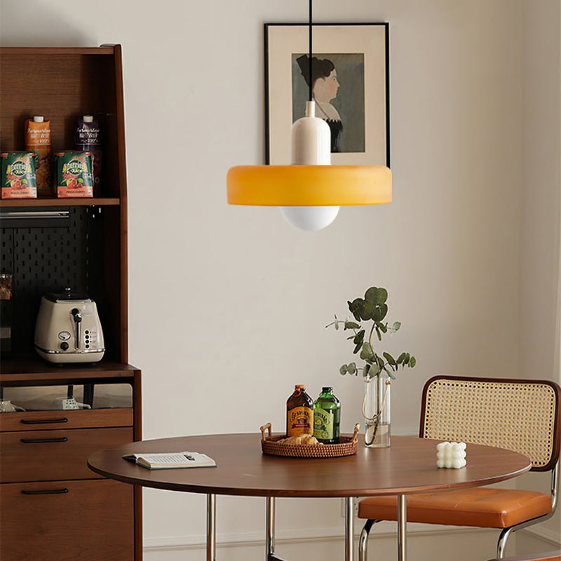 Bauhaus Geometric Glass Ceiling Lamp