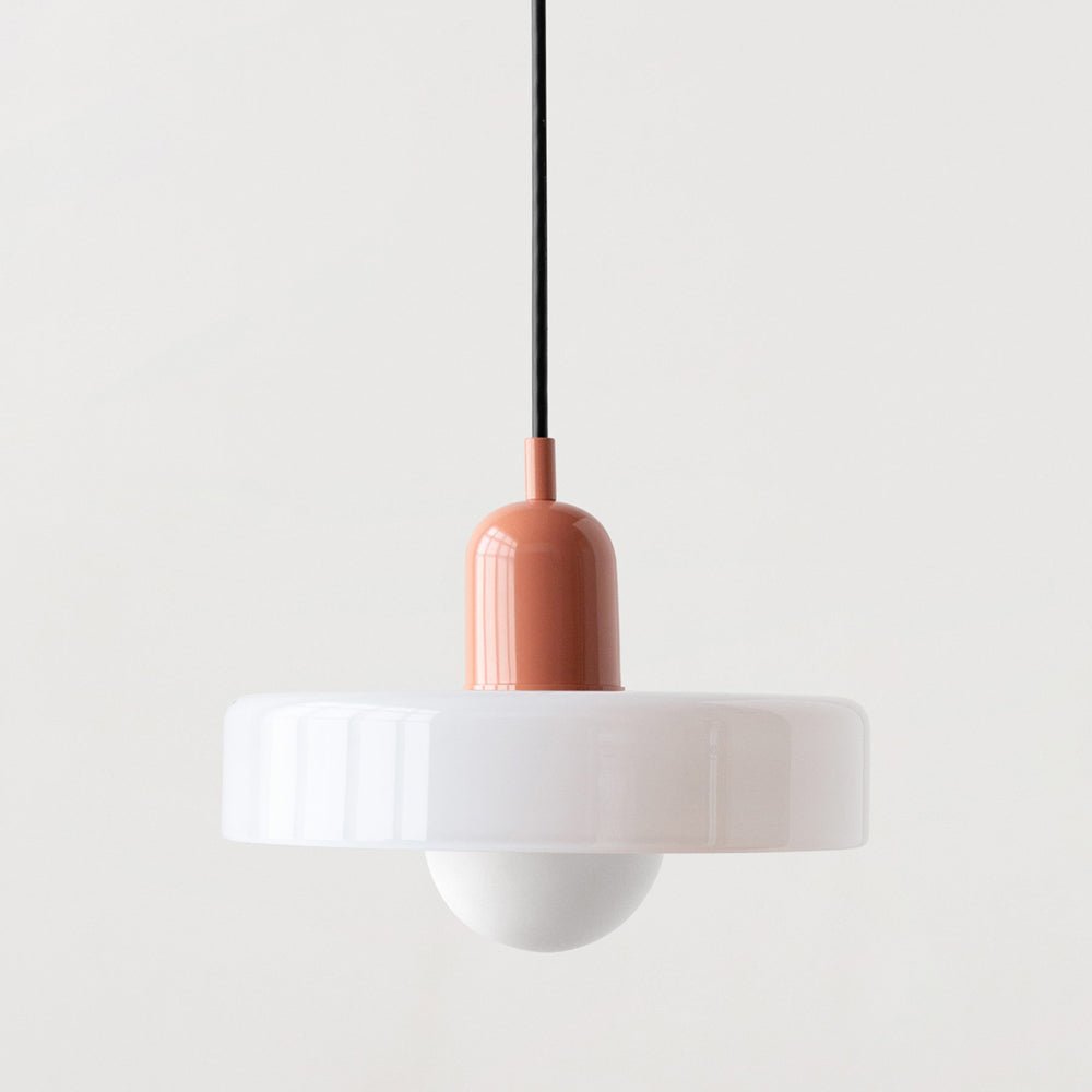 Bauhaus Geometric Glass Ceiling Lamp