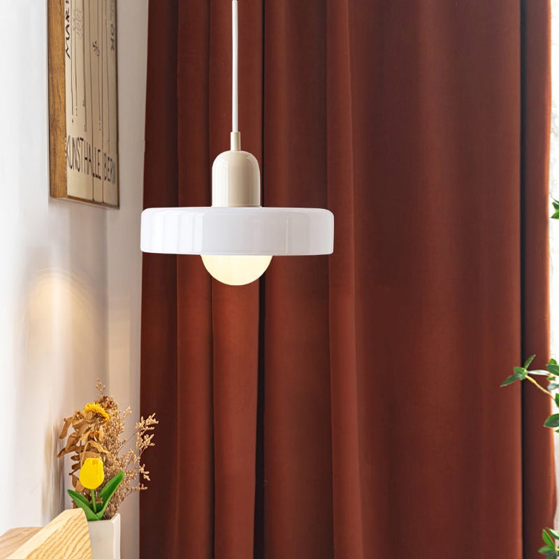 Bauhaus Geometric Glass Ceiling Lamp