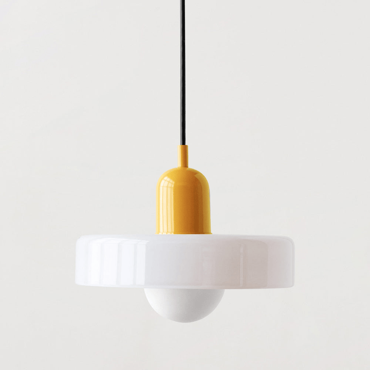 Bauhaus Geometric Glass Ceiling Lamp