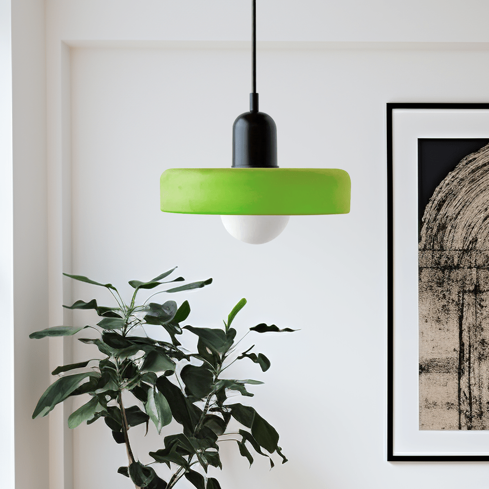 Bauhaus Geometric Glass Ceiling Lamp