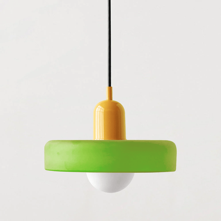 Bauhaus Geometric Glass Ceiling Lamp
