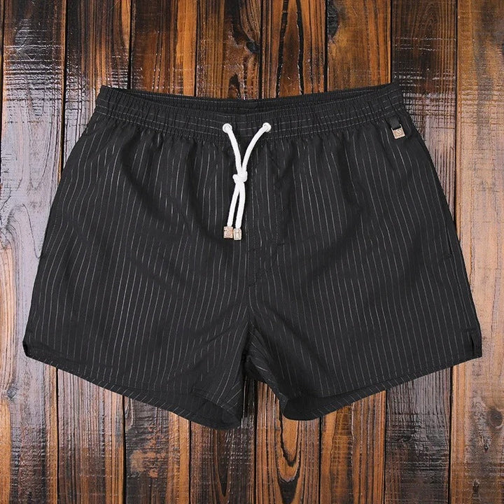 Men's Striped Shorts with Elastic Waistband – Matteo