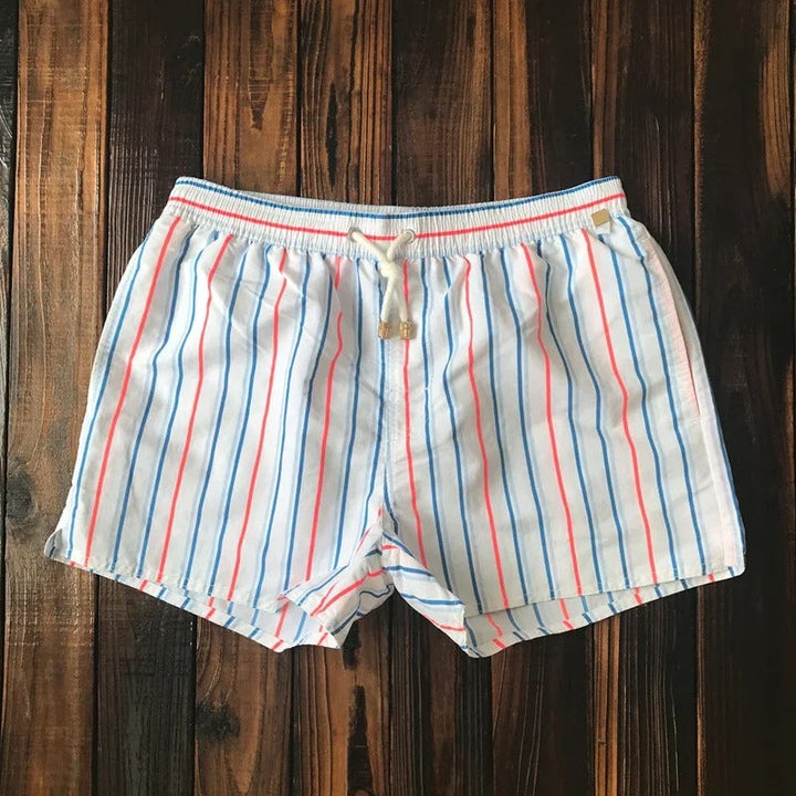 Men's Striped Shorts with Elastic Waistband – Matteo