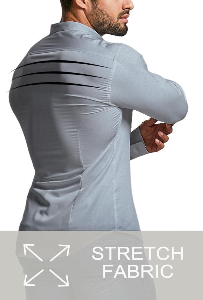Men's Slim-Fit Wrinkle-Free Shirt for Spring 2026 – David