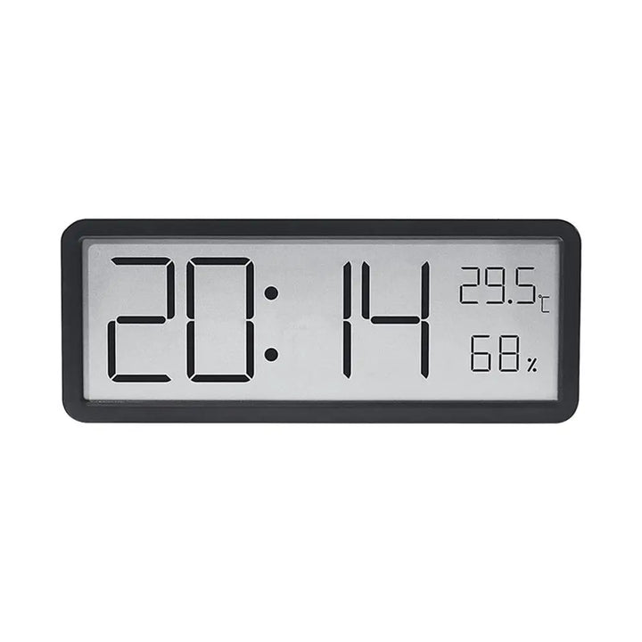 Large Digital Wall Clock - LED with Temperature
