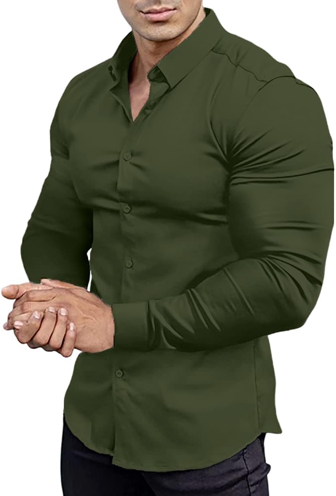 Men's Slim-Fit Wrinkle-Free Shirt for Spring 2026 – David