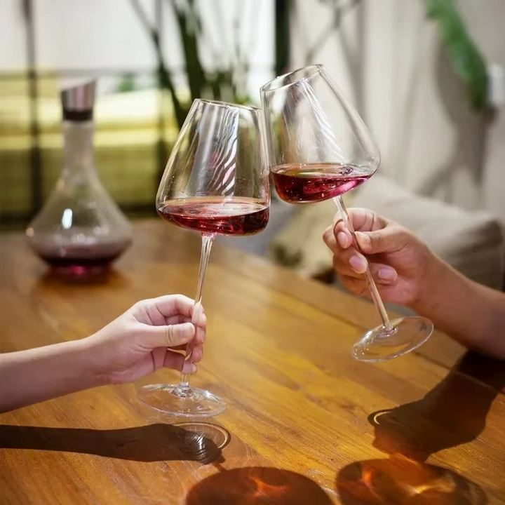 Crystal Wine Glasses | LuxeSip | Handmade Elegance