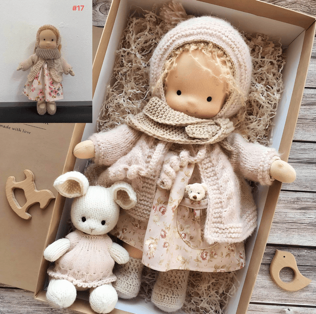 Handmade Waldorf Cuddle Doll – Poppi
