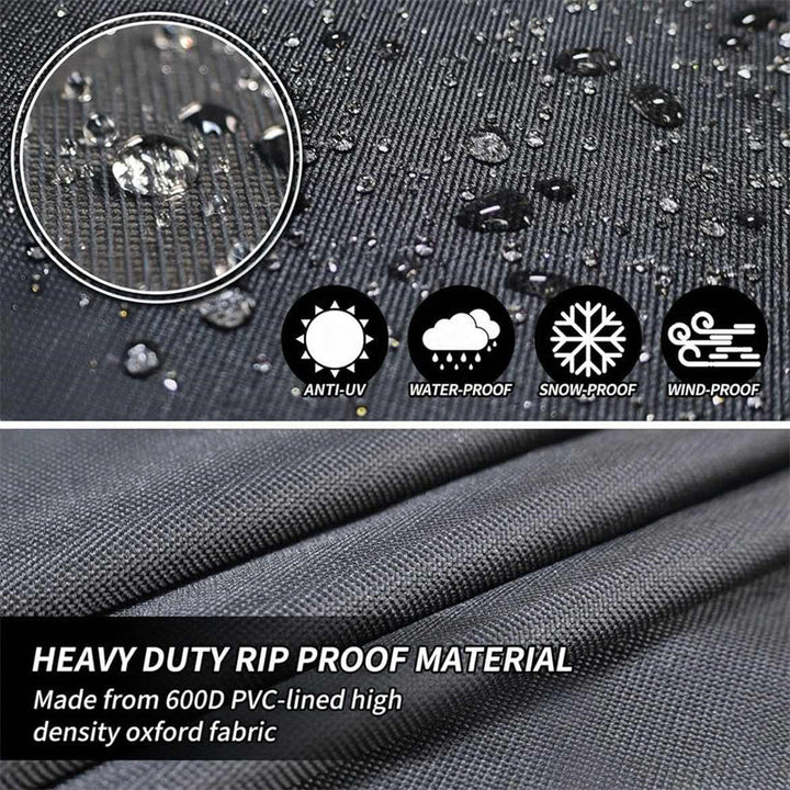 Heavy-Duty Round Patio Furniture Cover with Air Vents