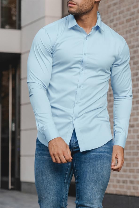 Men's Slim-Fit Wrinkle-Free Shirt for Spring 2026 – David