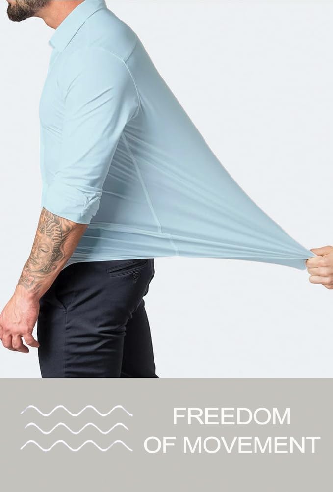 Men's Slim-Fit Wrinkle-Free Shirt for Spring 2026 – David