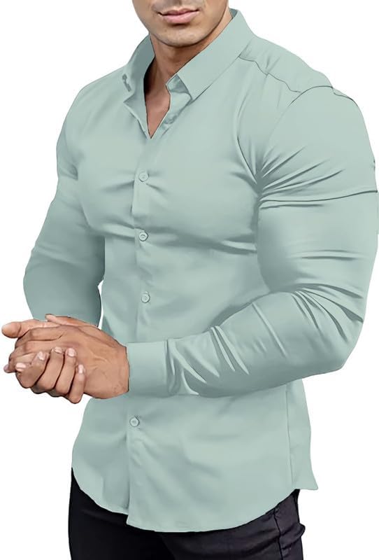Men's Slim-Fit Wrinkle-Free Shirt for Spring 2026 – David