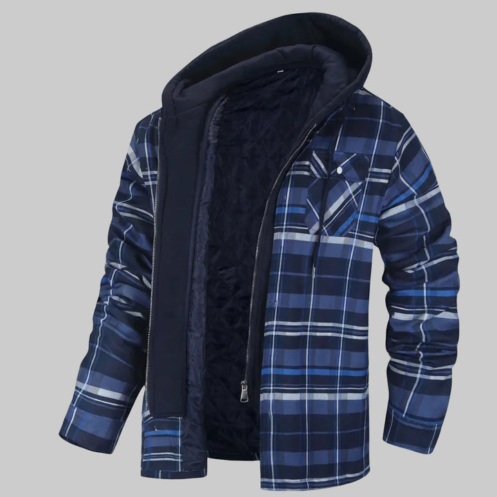 Checkered Jacket for Men with Timeless Elegance