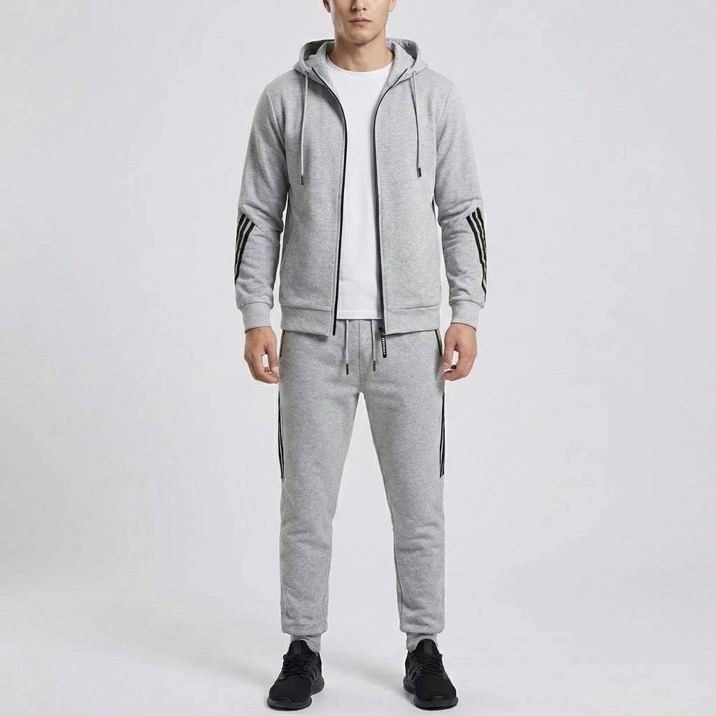 Zip-Up Hoodie And Jogger Set