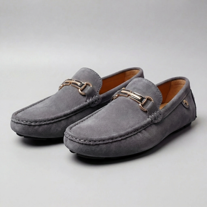 Moccasin With Metal Accent Loafer for Men