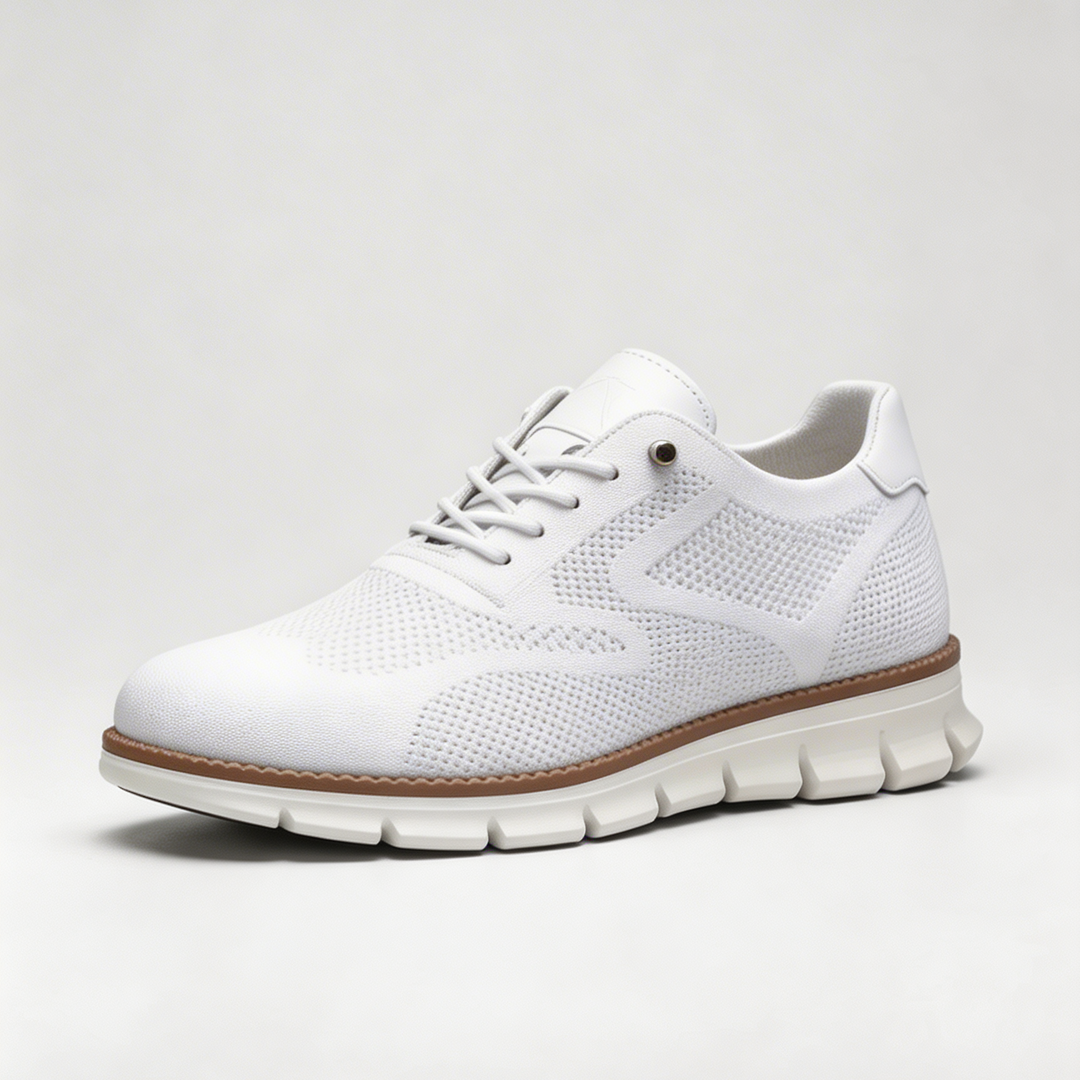 Breathable Woven Mesh Lace-Up Sneaker for Women