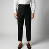 Pleated Straight-Leg Trousers for Men