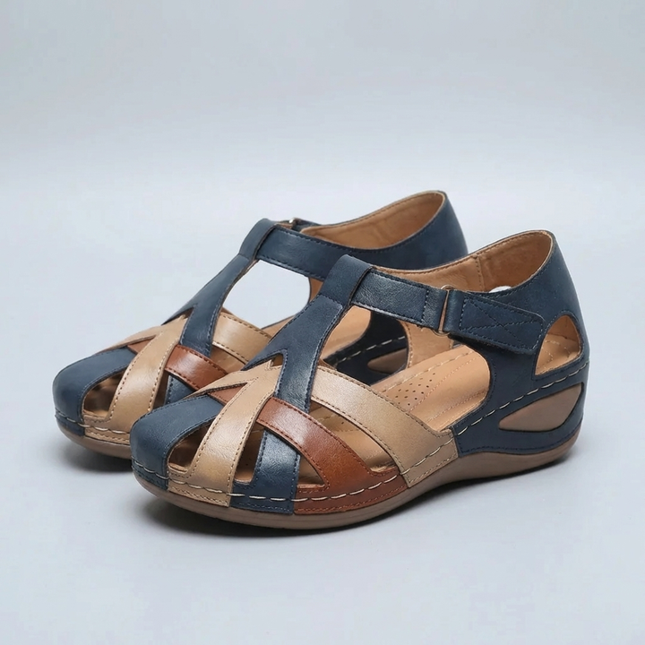 Woven Strap Wedge Sandal for Women