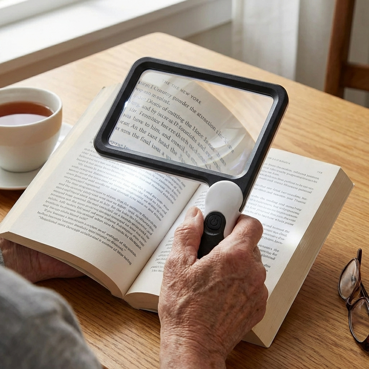 Full-Page Handheld Reading Magnifier