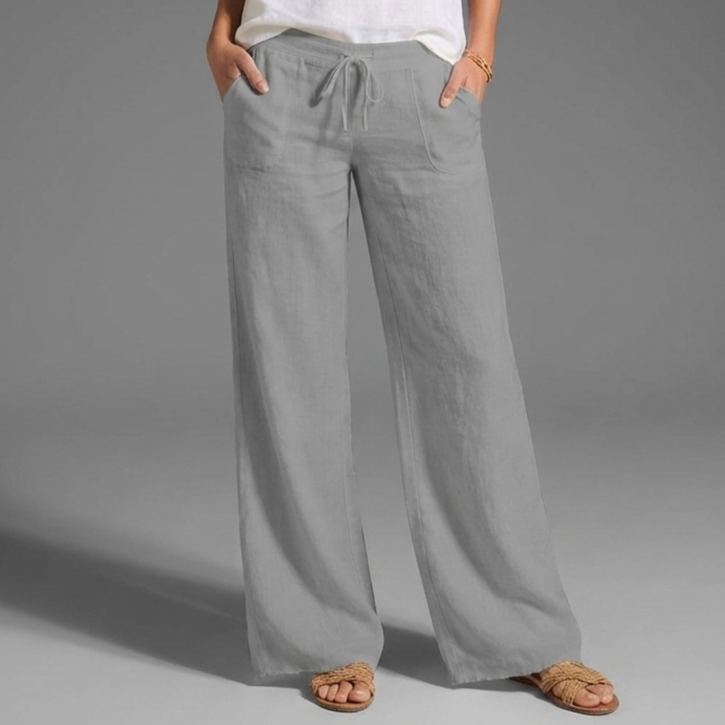 Women's Linen Casual Loose Summer Trousers