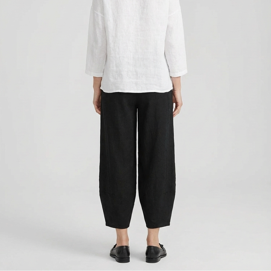 Elegant Wide‑Leg Satin Trousers