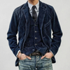 Stylish Vintage Blazer and Vest Set