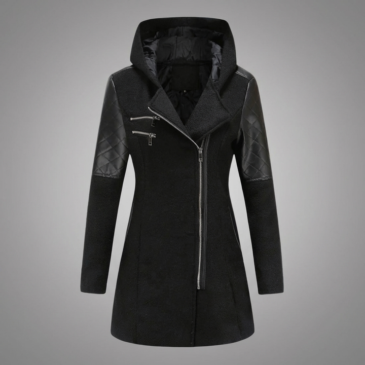 Long Winter Coat with Hood for Women