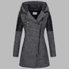 Long Winter Coat with Hood for Women