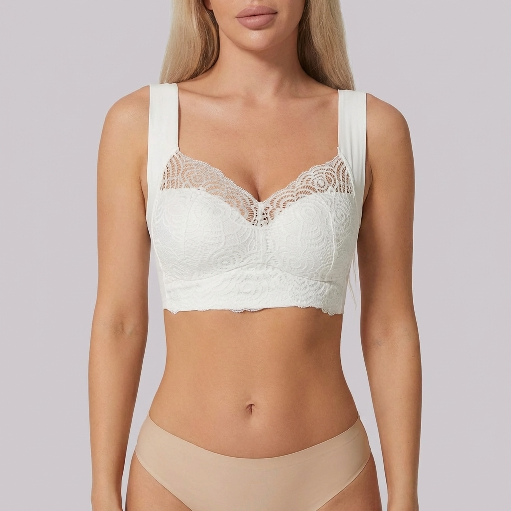 Wireless Lace Push-Up Bra