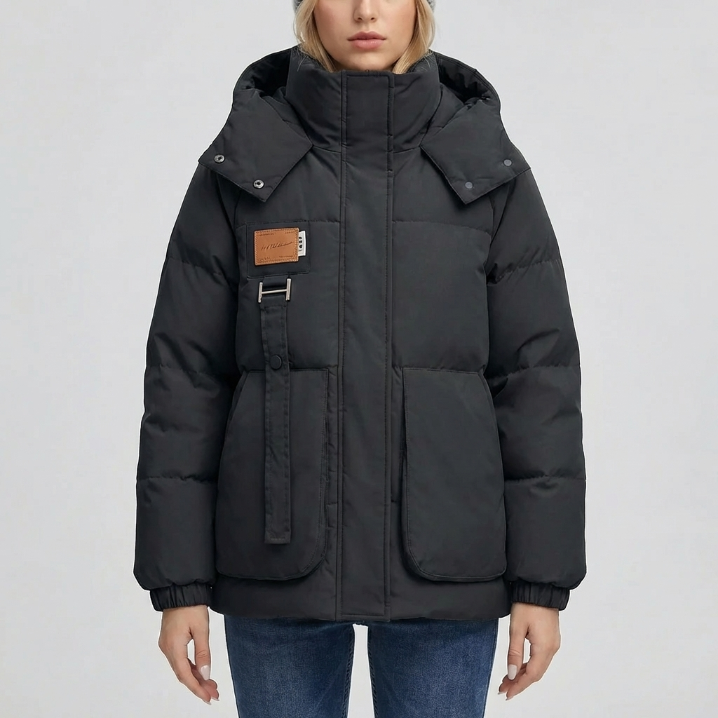 Quilted Hooded Puffer Jacket Women