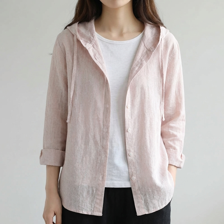 Breathable Linen Blouse for Women