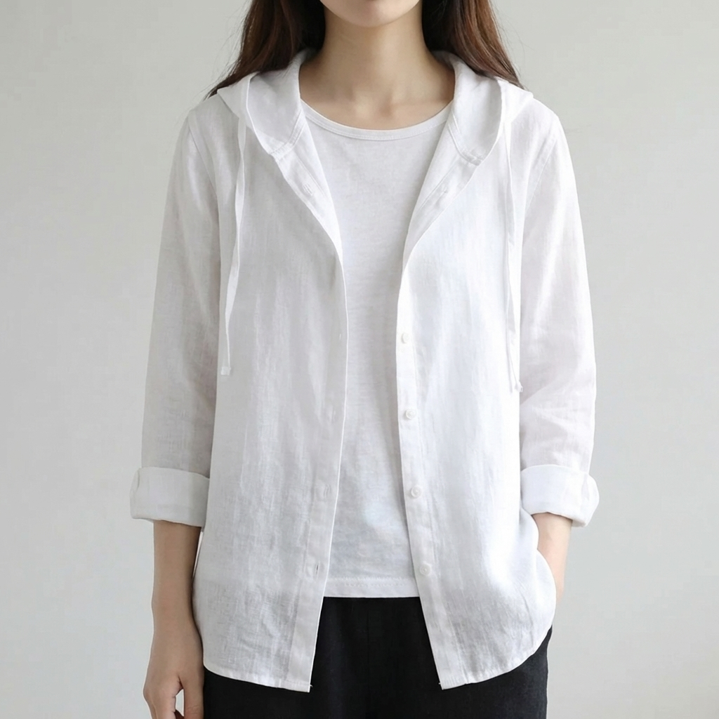 Breathable Linen Blouse for Women