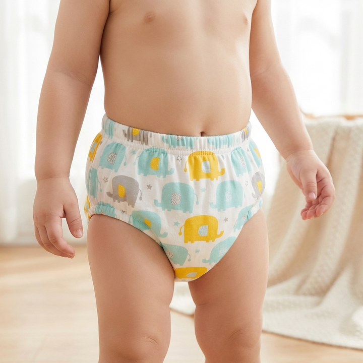 Reusable 6-Layer Cotton Baby Training Pants