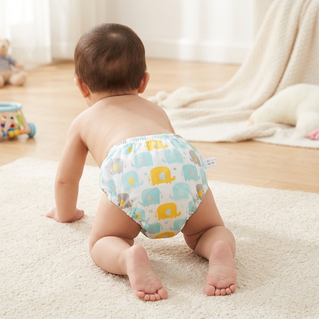 Reusable 6-Layer Cotton Baby Training Pants