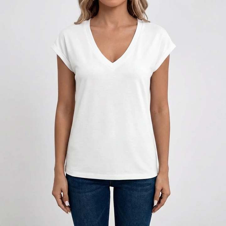 Casual V-Neck Top for Women