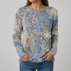 Casual Long Sleeve Floral T-Shirt for Women