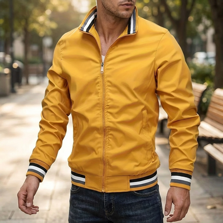 Men’s Transitional Jacket with Collar