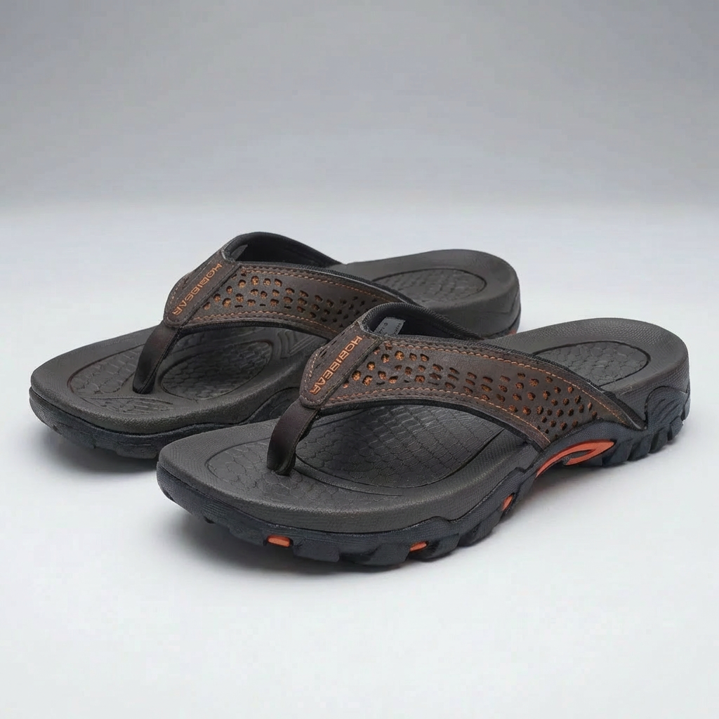 Textured Footbed Sandals for Men
