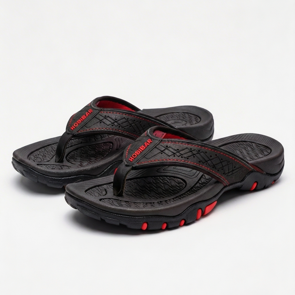 Textured Footbed Sandals for Men