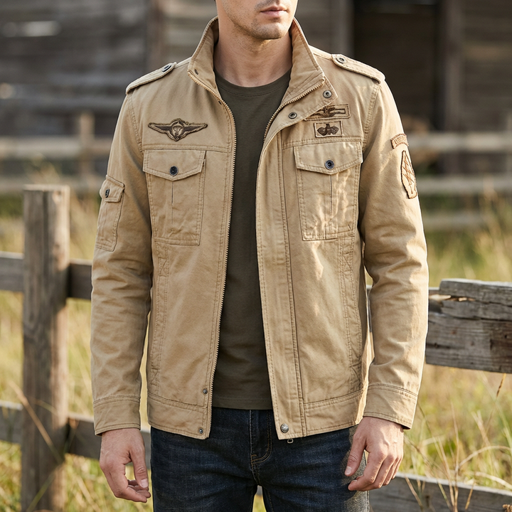 Mid-Season Military Jacket for Men